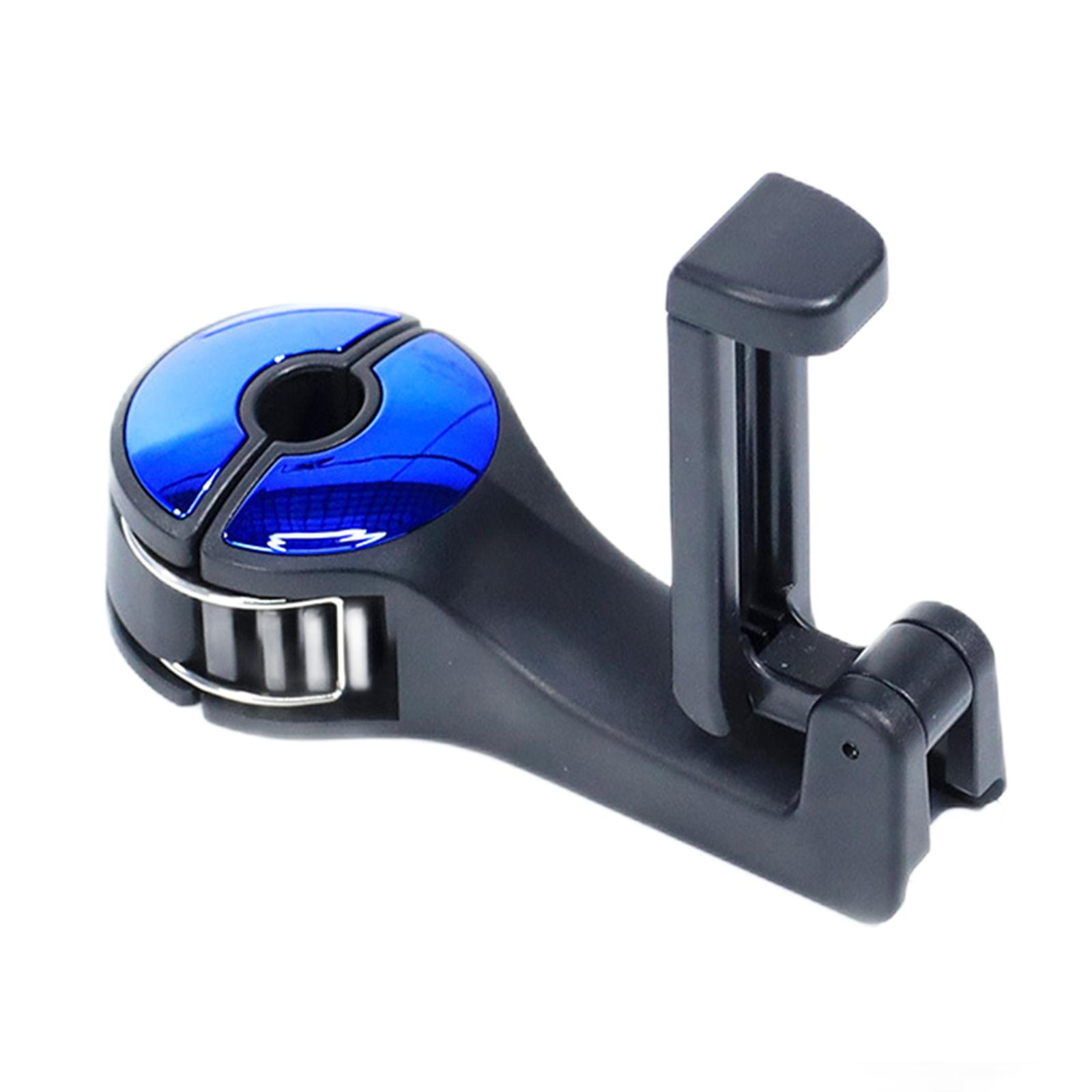 in Car hook for headrest with Ph Holder Storage Multifunctional Seat  Blue