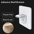 thumbnail image 5 of Shelf brackets self-adhesive 12-pack, 5 of 5