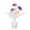 2#, variant on LED Flower Vase Potted Wall Plug-in Light Sensor Color Changing Night Lamp Decor