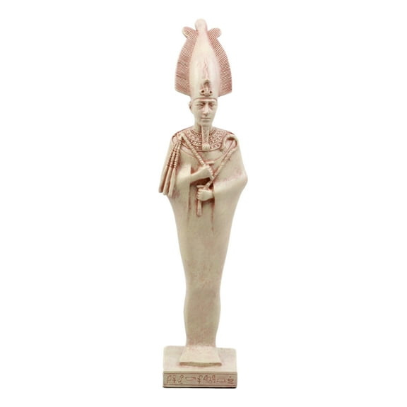 Ebros Gift Classical Egyptian God Osiris Holding Was Scepter Figurine 8.5"H Decorative Figurine