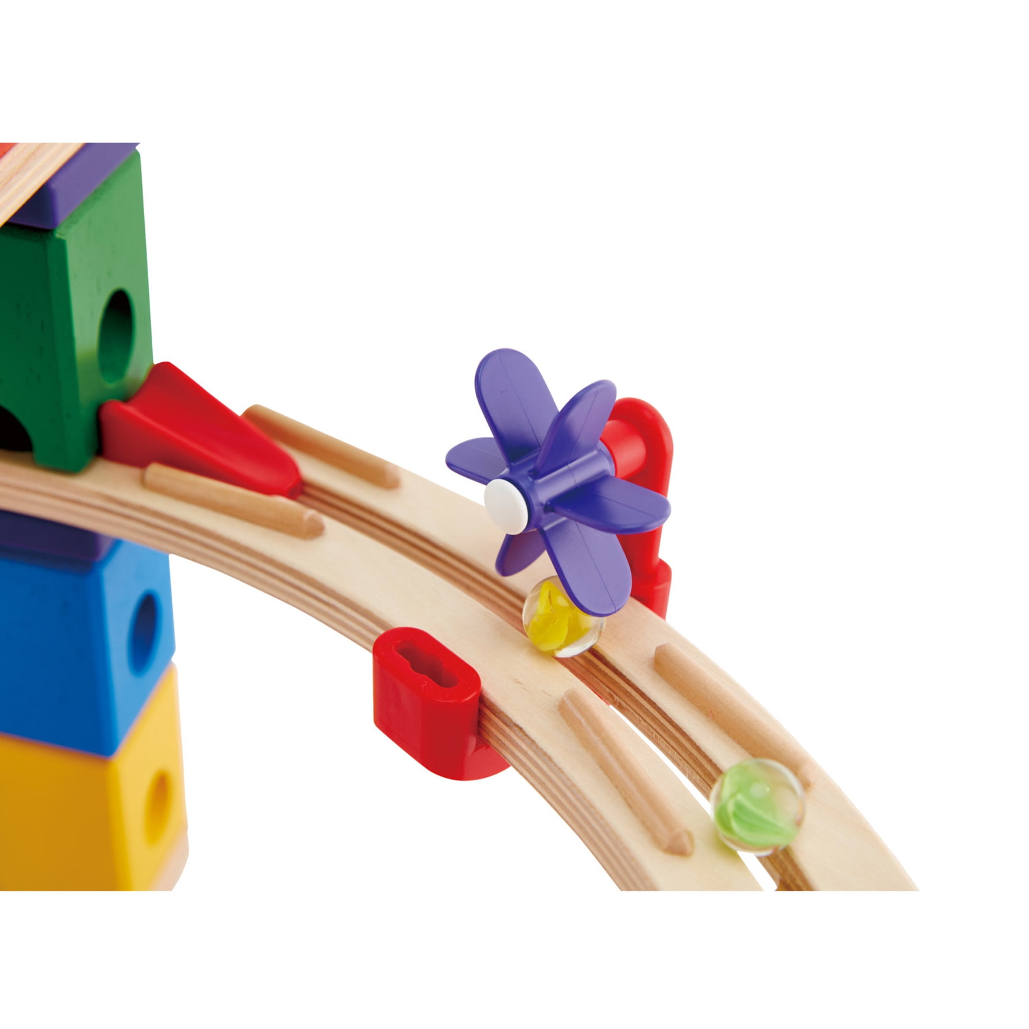 Hape quadrilla race to clearance the finish marble run