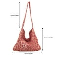 thumbnail image 3 of Yokua Fashionable Leopard Pattern Large Capacity Canvas Shoulder Bag for Daily Use, 3 of 21