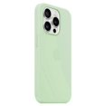 thumbnail image 2 of For Iphone 15 Pro Max Case Silicone Magnetic Phone Cover Compatible With Magsafe - Mint Green, 2 of 3