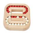 thumbnail image 2 of Planar Ball Unlock Toy, Educational Wisdom Enlightenment Planar Ball Wooden Maze  Challenge Leisure Textured  For Adult For Home, 2 of 8