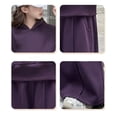 thumbnail image 6 of BXJX Girls Outfit Sets, School 2 Piece Long Sleeve Sports Hoodies and Sweatpants Sets Purple Size 14-15 T, 6 of 6