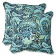 thumbnail image 1 of Pretty Paisley Navy 18.5-inch Throw Pillow (Set of 2), 1 of 1