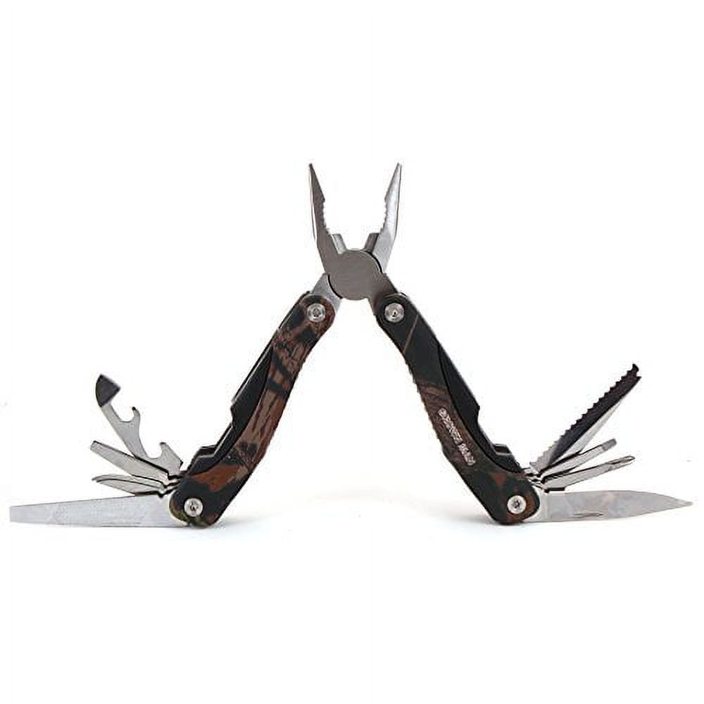 Grown Man™ Survivor Multi Tool - Camouflage - Includes Pliers, Knife, Saw, and more - Best Multitool for Hunting & Camping - Survival Gear - Tactical Gear - image 2 of 5