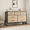 natural oak+black, variant on CABIHOME Modern 7 Dresser, 52" Wide Drawer Dresser with Freestanding Wooden Storage Chest for Bedroom Natural+Black