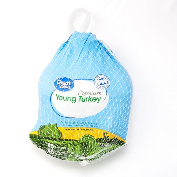 Great Value Frozen Whole Young Turkey 10 0 20 5 Lb Walmart Com