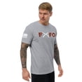 thumbnail image 4 of SMALL TOWN Fitted T-shirt (Heather Grey, L), 4 of 4