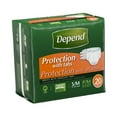 Depend Briefs with Adhesive Tabs, Adult, Unisex, Refastenable Tabs