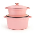 thumbnail image 7 of BergHOFF Neo 4pc Cast Iron Cookware Set, 3qt. & 7qt., Pink, 7 of 7