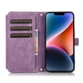 thumbnail image 4 of For Iphone 14 Dream 9-Card Wallet Zipper Bag Leather Phone Case(Purple),iPhone 15 Pro, 4 of 7