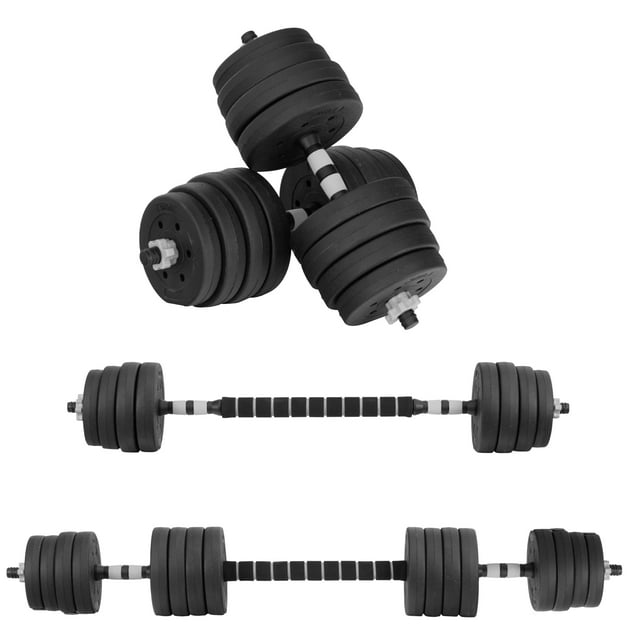 Mancuerna con Peso Ajustable Altera SM-30K C/ Discos de Cemento Intercambiables 30Kg
