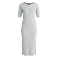 thumbnail image 4 of Scoop Women's Henley Midi Sweater Dress, Sizes XS-XXL, 4 of 4
