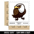 thumbnail image 2 of Cute and Grumpy Bald Eagle Car Window Bumper Water Bottle Phone Tablet Laptop Waterproof Vinyl Decal Sticker Set 5-Pack - Gloss Finish - 3.0", 2 of 7