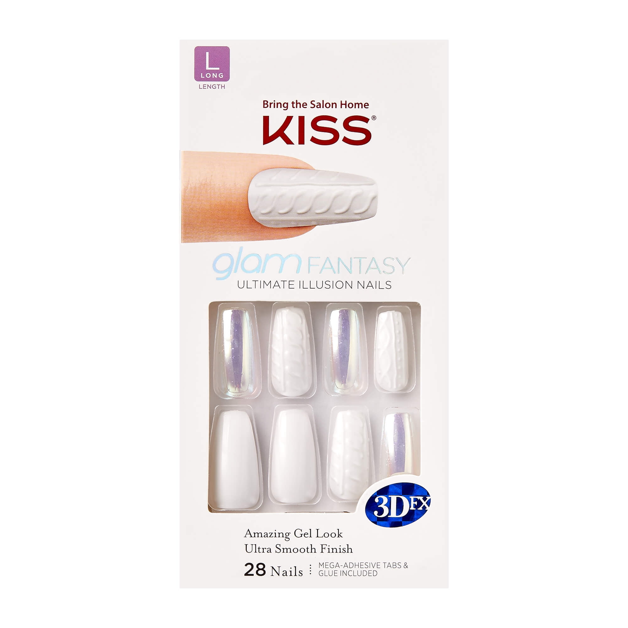 KISS Glam Fantasy Nails - Shooting Star - Walmart.com