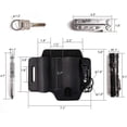 thumbnail image 2 of Multitool Sheath With Leather EDC Organizer, Full Grain Leather Quick Access Design, Tactical Pen And Flashlight Sheath, 2 of 7