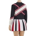 thumbnail image 5 of Women's Spartan Cheerleader Dress Female Cheerleader Uniform Dress Full Set, 5 of 7