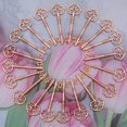 thumbnail image 3 of Llaveros vintage Aokbean, 20 unidades, metal, 8 cm, oro rosa, 3 of 8