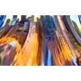 thumbnail image 2 of Bolokofsky, Ronald 24x17 White Modern Wood Framed Museum Art Print Titled - Big City View II, 2 of 4