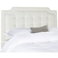 thumbnail image 2 of SAFAVIEH Sapphire Modern Glam Tufted Headboard, King, White, 2 of 3