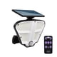 thumbnail image 3 of Luz de seguridad con sensor de movimiento solar y control remoto - Luz LED de pared de 160 grados, 3 modos, llama simulada, impermeable para jardín, valla, 3 of 9