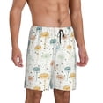 thumbnail image 2 of Naloa Dandelion Men's Short Pajama Pants, Pj Shorts, Lounge Comfort Shorts-XX-Large, 2 of 6