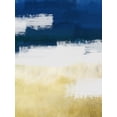 thumbnail image 2 of Prime, Marcus 15x18 Black Ornate Wood Framed with Double Matting Museum Art Print Titled - Gold Indigo Shuffle 2, 2 of 4