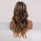 thumbnail image 5 of Pelucas Sintéticas de Fibra Ombre Marrón Largo Sunnimix Peluca de Cabello Natural Disfraz de Cosplay 26 pulgadas, 5 of 8