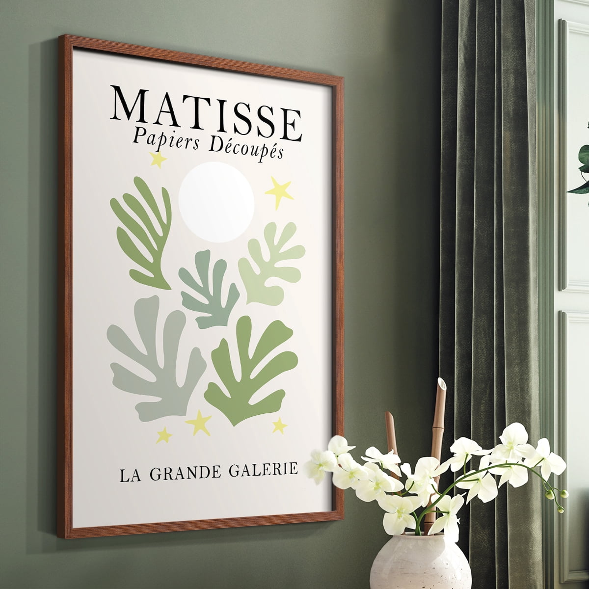 Matisse CCLXXXIV in Solid Wood 8 x 10 Framed Print