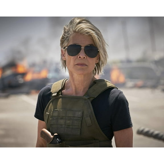 Linda Hamilton Terminator: Dark Fate As Sarah Connor 24X36 Classic Hollywood Poster