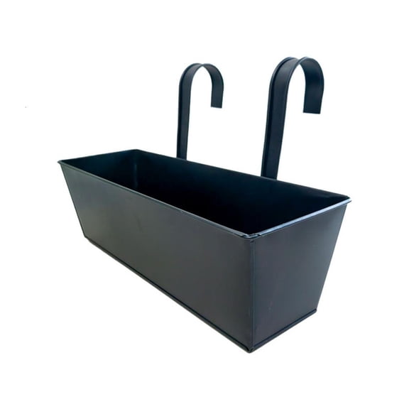 Giaone Metal Hanging Flower Pot for Indoor or Outdoor Balcony Display Railing Planter