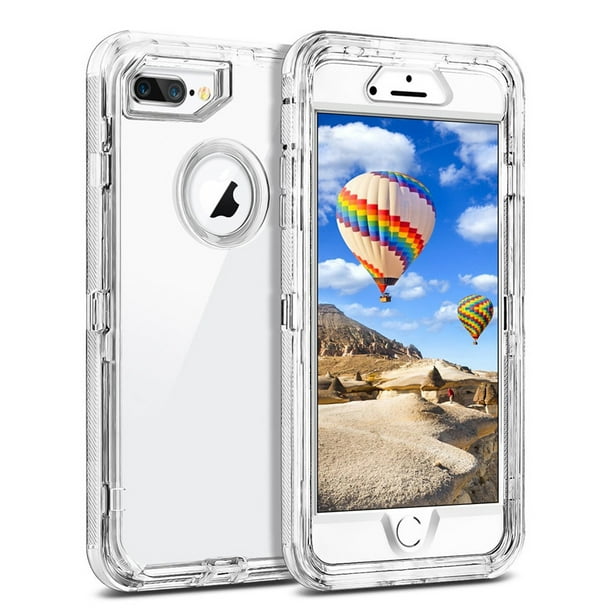 Funda Case Uso Rudo 360 NETONBOX para iPhone 6 Plus / 6s Plus / 7 Plus / 8 Plus Antishock 3 En 1