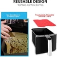 thumbnail image 4 of Silicone Pot For Dual Air Fryer, 2pcs Silicone Air Fryer Liner Dual Air Fryer Silicone Air Fryer Basket, Air Fryer Rack Accessory For Air Fryer, Oven,, 4 of 5