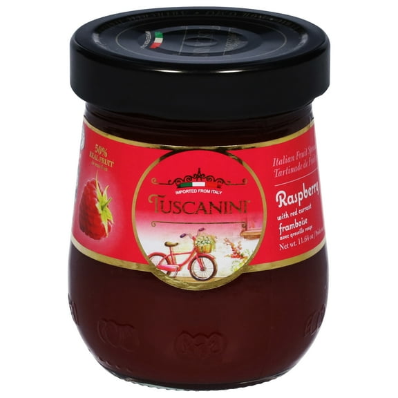 Tuscanini Raspberry Fruit Preserves 12 oz (Pack of 12)