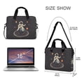 thumbnail image 3 of FORMRS 16" Laptop Bag Carrying Sleeve Case with Handle Travel Shoulder Briefcase, Black Astronaut Space, 3 of 8