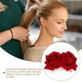 thumbnail image 3 of EXHUMKY Peine Decorativo Rojo Con Para Y Sujeción En, 3 of 6