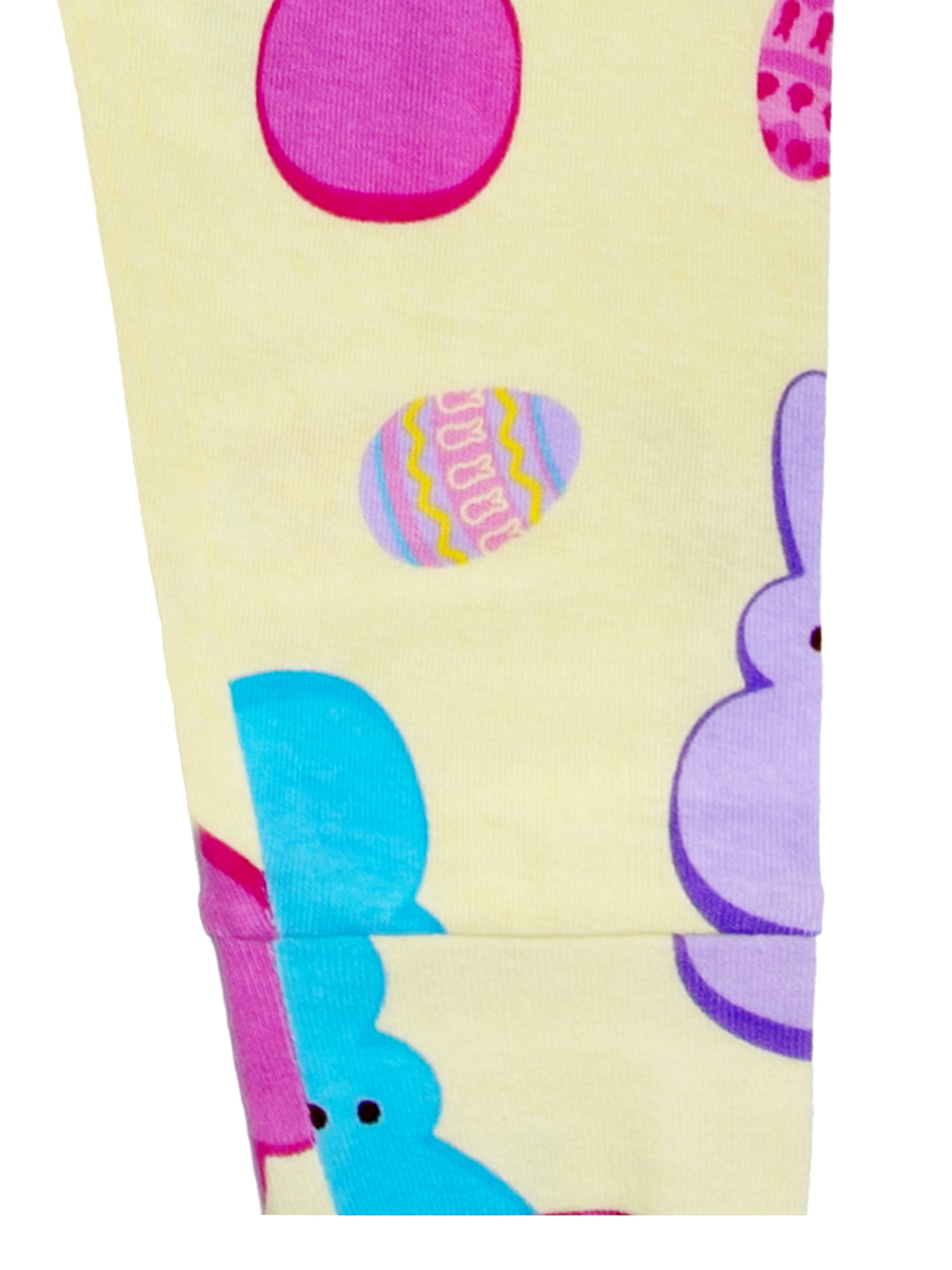 Peeps Girls 2- Piece Easter Short Sleeve and Pant Pajama Set, Sizes 4-10