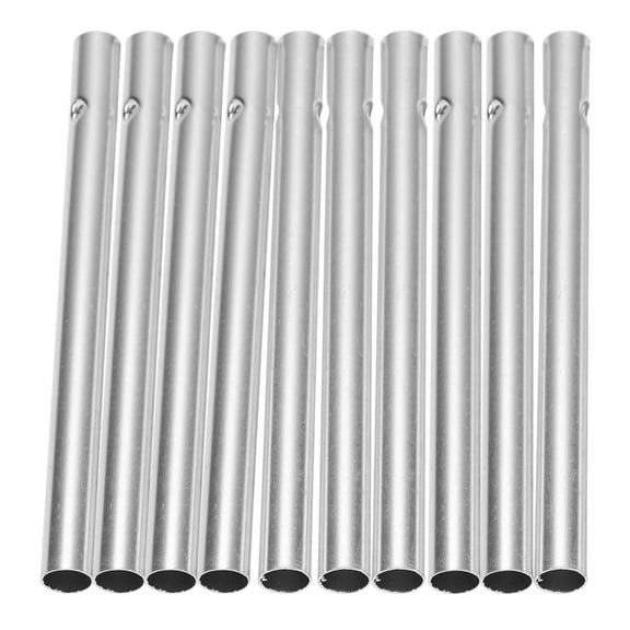 PBPBOX 10Pcs Hollow Aluminum Wind Chimes Tube Kit with Thick Tubes for Crisp Sound Making