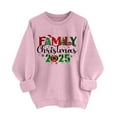 thumbnail image 4 of Merry Christmas Sweatshirts Womens Crewneck Christmas Printed Shirts Loose Long Sleeve Blouses Casual Xmas Sweatshirt Holiday Party Pullover Sweater Tops XXL, 4 of 8