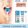 thumbnail image 4 of Fresh Breath Kit For Bad Breath Tongue Scraper & Cleaner Cleaning with Gel, 4 of 8