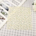 thumbnail image 6 of LAMIRO 7 pcs/set Quilting Fabric Bundles,Cotton Fat Quarters Printed Craft Fabric,25*25cm Precut Squares Sheets (Yellow), 6 of 7