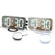 thumbnail image 5 of Yuarrent Alarma eléctrica Reloj LED Dormitorio de luz nocturna ajustable de 3 engranajes Decoración del hogar No.02 Yuarrent HA011219-02B, 5 of 6