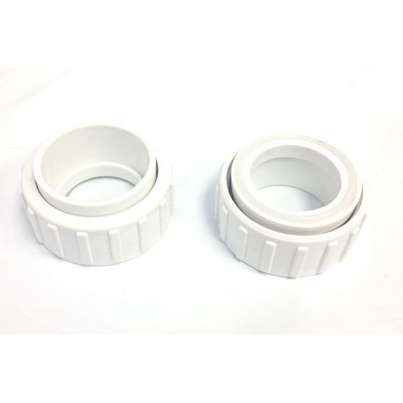 2 Pack Salt Cell 2-Inch Union, Nut, and Tailpiece Replacement for Hayward(R) Chlorine Generators GLX-Cell-Union