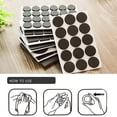thumbnail image 3 of Black Non-slip Self Adhesive Floor Protectors Furniture Sofa Table Chair Rubber Feet Pads, protector rubber pad,Rubber Feet Pads, 3 of 7