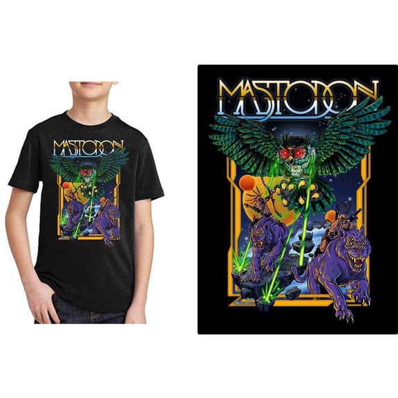 Mastodon Kids T-Shirt: Space Owl (11-12 Years)