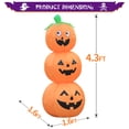 thumbnail image 2 of Decoraciones Inflables DeeKom de Halloween Calabazas de 4 Pies con Luces LED, 2 of 7