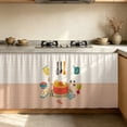 thumbnail image 6 of Cabinet Curtain,Adhesive Dust Proof Window Cover,Printed Kitchen Fabric for Pantry Blocking Light and Household Dust Prevention, 6 of 7