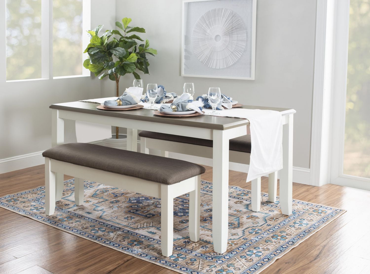 Lander Dining Table, Taupe